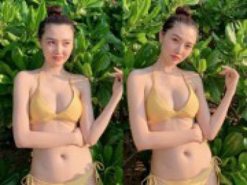 "Mỹ nữ Vũng Tàu đi xe 70 tỷ" khoe ảnh thanh xuân mặc bikini "đốt mắt"