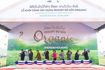 Vinamilk khởi công xây dựng tổ hợp "Resort' bò sữa organic quy mô 5.000 ha tại Lào