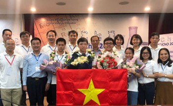 Cả 4 học sinh Việt Nam đều đoạt Huy chương vàng Olympic hóa học quốc tế