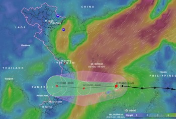 Bão số 12 gây mưa lớn từ chiều nay