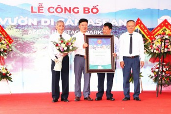 Hà Tĩnh: Vườn Quốc gia Vũ Quang đón nhận danh hiệu “Vườn di sản ASEAN”