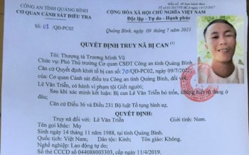 Phát lệnh truy nã con rể giết mẹ vợ ở Quảng Bình