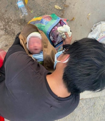 Hỗ trợ ôtô đưa bé 10 ngày tuổi về Nghệ An tránh dịch