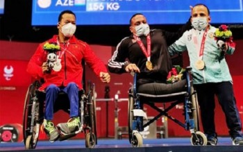 Đô cử Lê Văn Công - Hà Tĩnh giành HCB hạng 49kg nam Paralympic Tokyo 2020