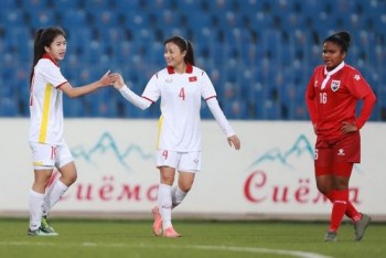 Tuyển nữ Việt Nam giành vé vào chung kết Asian Cup nữ 2022
