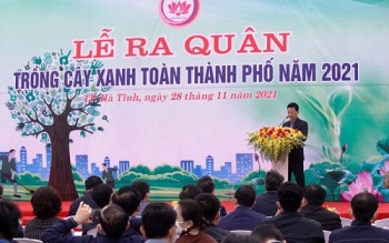 Thành phố Hà Tĩnh trồng mới 100 nghìn cây xanh