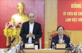 Chủ tịch nước Nguyễn Xuân Phúc thăm và làm việc tại Hà Tĩnh