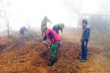 Phát hiện hài cốt liệt sĩ trong công trường thi công điện gió