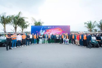 Gần 150 golfer dự giải golf ở Hà Tĩnh
