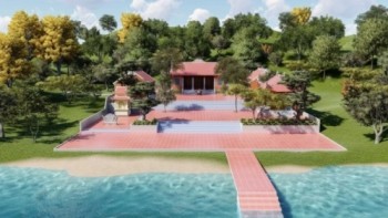 Hà Tĩnh: Chính thức khởi công xây dựng đền thờ liệt sỹ tại hồ Kẻ Gỗ