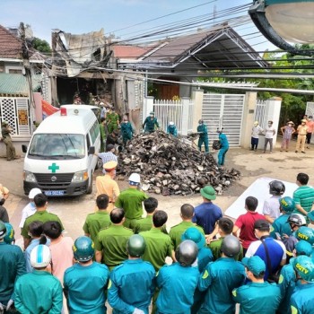 Tìm thấy thi thể 3 mẹ con trong vụ cháy ở Ninh Thuận