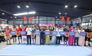Sôi nổi Giải Pickleball Cúp báo chí Hà Tĩnh lần thứ nhất