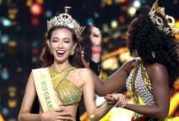Thùy Tiên giành vương miện Miss Grand International 2021