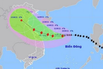 Bão Côn Sơn ảnh hưởng đất liền từ ngày mai