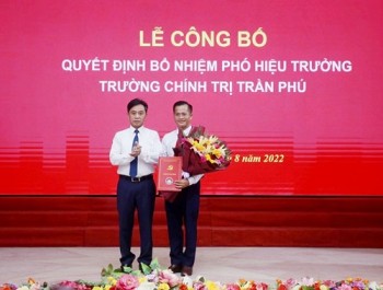 Trường Chính trị Trần Phú Hà Tĩnh có tân Phó Hiệu trưởng