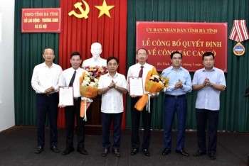 Ông Phan Tấn Linh làm Giám đốc Sở LĐ-TB&XH tỉnh Hà Tĩnh