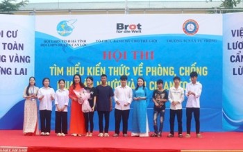 Hà Tĩnh: Hơn 500 học sinh thi tìm hiểu các kiến thức về phòng chống mua bán người và di cư an toàn