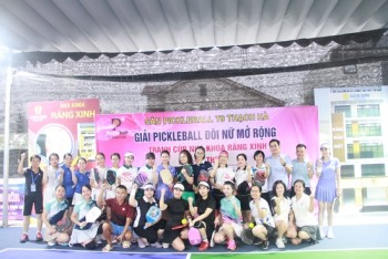 Hà Tĩnh: Tổ chức Giải Pickleball chào mừng Ngày Phụ nữ Việt Nam 20/10