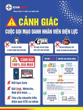 Hà Tĩnh xuất hiện chiêu trò mạo danh nhân viên Điện lực gọi điện để chiếm đoạt tài sản