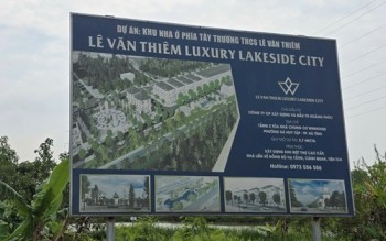 Sắp có giá đất cụ thể Dự án Khu nhà ở phía Tây Trường THCS Lê Văn Thiêm