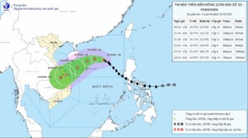 Bão số 12 đổi hướng khó lường, Nam Quảng Trị - Đà Nẵng có thể hứng mưa lớn 900mm