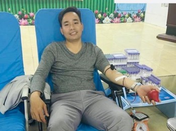 Đại úy công an hiến máu cứu bé trai qua cơn nguy kịch