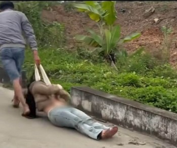 Công an Hải Phòng xác minh clip cô gái bị nam thanh niên kéo lê trên đường