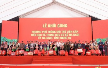 Sáng 19/3, đồng loạt khởi công xây dựng các trường nội trú biên giới còn lại