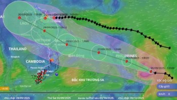 Bão Bualoi tăng cấp, đổ bộ vào Biển Đông đêm mai (26/9)