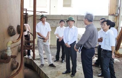Hà Tĩnh: Phó chủ tịch thường trực UBND tỉnh kểm tra tình hình SXKD của các doanh nghiệp tại Vũng Áng