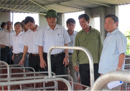 Hà Tĩnh: Chủ tịch UBND tỉnh kiểm tra việc cho hộ dân vay vốn phát triển sản xuất ở xã Cẩm Trung