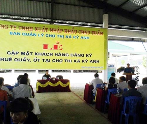 Kỳ Anh (Hà Tĩnh): Nhiều chính sách ưu tiên cho tiểu thương chợ cũ vào chợ mới