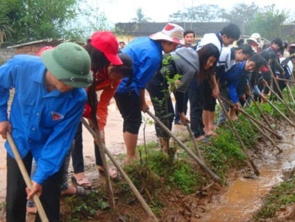 Hà Tĩnh: Tuổi trẻ Can Lộc xung kích tình nguyện xây dựng quê hương giàu đẹp