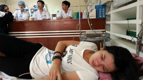 Hà Tĩnh: Nữ sinh vừa thi vừa mổ ruột thừa