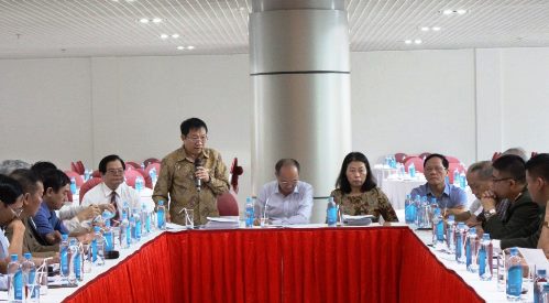 Ông Dương Công Minh – Chủ tịch Hội đồng Họ Dương Việt Nam phát biểu tại Hội nghị