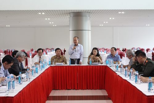 Ông Dương Công Minh – Chủ tịch Hội đồng Họ Dương Việt Nam phát biểu tại Hội nghị