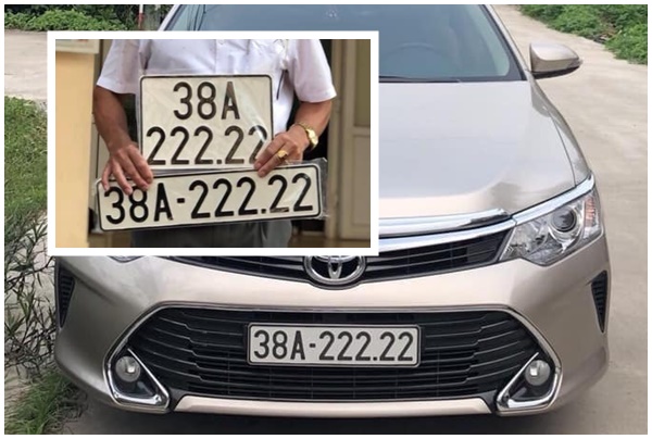 Toyota Camry biển ngũ quý 2 tại Hà Tĩnh