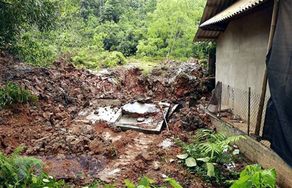 Thái Nguyên: Sạt lở đất trong đêm, ba người tử vong